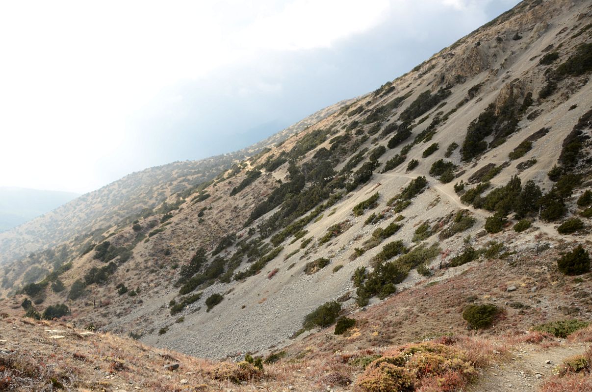 12 Descending To Jomsom After Descent From The Mesokanto La 